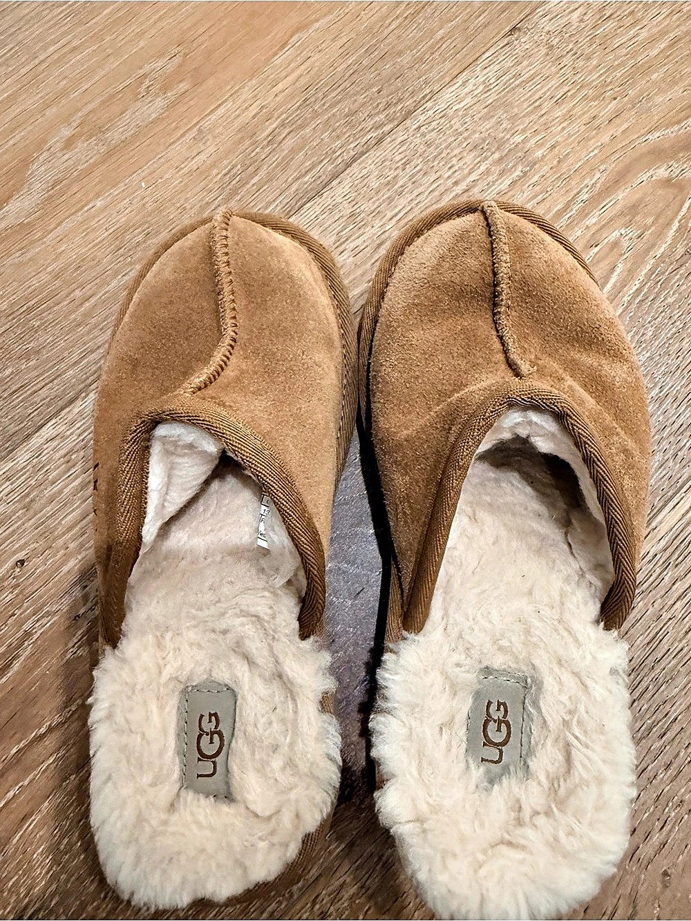 UGG Keegan Slipper Brown Shearling Slippers US 1